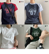 スターカラードラグラン半袖Tシャツ / Star Colored Raglan Short Sleeve Tee