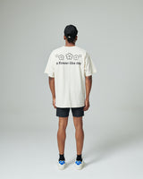 Flower T-shirts (Beige) (6555215724662)