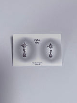 star drop earrings