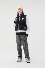ドゥードゥルチェリーサークルロゴダウンベスト／DOODLE CHERRY CIRCLE LOGO PADDING VEST [NAVY]