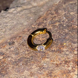 CLASSIC HUGGIE HOOPS (GOLD)