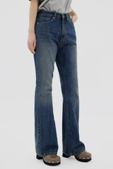 ベーシックジーンブルーブーツカットパンツ / no.332 Basic Jean Blue Bootcut Pants