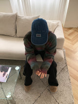 [UNISEX/ WOOL20] タムズグラディエントダンガラモヘアニット