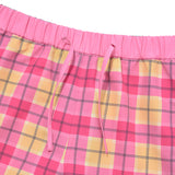 COLOR COMBINATION TUCK PANTS [PINK]