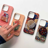 ストロベリーホイップクリームケーキiPhoneケース/Strawberry Whipped Cream Cake (iPhone) Glossy Hard Case