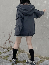 ユニセックスピグメントビンテージミリタリージャケット / Unisex pigment Vintage military jacket