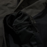 ワイドフーディージャケット/BSR2223FWJK047 WIDE HOODED JACKET BLACK