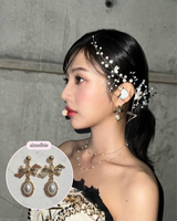 Mary Earring (Gold Color) - Pearl Version (Redvelvet Joy Earring)
