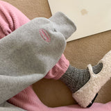 [Bellide made/fleece-lined wool] Berrygood fleece-lined wool embroidery hoodie