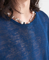 DESEVEN BLACK-PEARL NECKLACE (6585487425654)