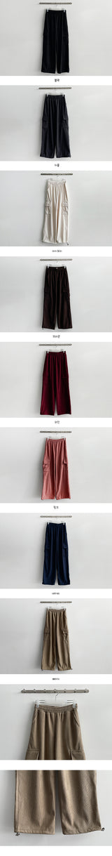 Rona Thick Corduroy Cargo Pants