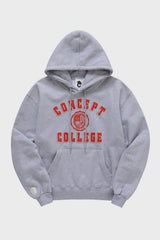 クラシックビッグロゴパーカ・グレー［ユニセックス］/ Classic Big Logo Unisex Gray Hoodie
