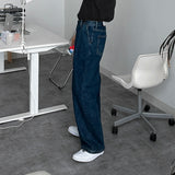 De Lap Signature One Tuck Wide Denim Pants (037)