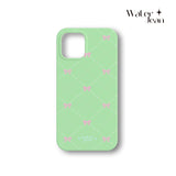vintage ribbon case (green)
