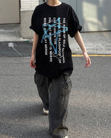 トゥインクルスターレタリング半袖シャツ / Twinkle star lettering short-sleeved shirt