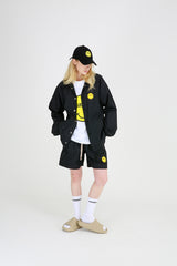 SMILE COACH JACKET (BLACK) (6699088543862)
