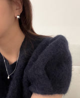 カーブドロップピアス / curve drop earring