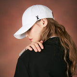 Matte stud over fit ball cap