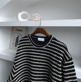 Smith Heavy Border Over Knit (3color) (6624404635766)