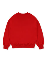 Women's Crop Classic Logo Embo Embroidery HeavyTerry HenryNeck Red(FCD3TS708W)