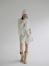 ゴーストレザーショーツ / Ghost Leather Shorts (3color)