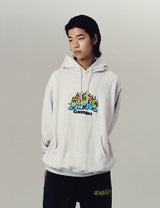 パンチビーンズフーディー / PUNCH BEANS HOODIE LIGHT GREY(CV2CFUM413A)