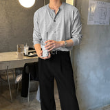 LMN Def Pintuck Wide One Tuck Bendable Slacks (6 colors)