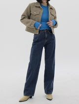 ブックルトラッカージャケット / Bookle trucker jacket (2color)