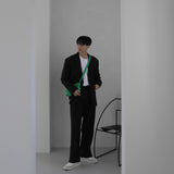 Uno Pipe Pintuck Slacks (2color) (6672085778550)