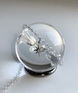 クリスタルポイントネックレス / Crystal point necklace