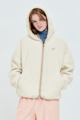 チェリーベーシックフリースフーディージャケット