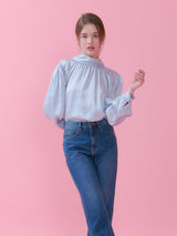 BACK TIE BLOUSE_SKY BLUE (6612500152438)