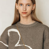 フラワーニット/FLOWER KNIT_BEIGE