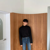 パーフェクトセミハーフネックTシャツ