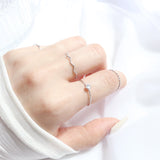 デイリーレイヤードリング 6セット / Daily layered ring 6 set (2 color)