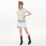 Ribbon Cardigan [Beige] (6593113653366)
