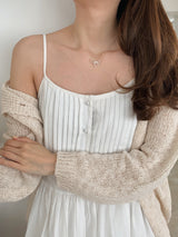 レターリボンネックレス / [925silver] Letter Ribbon Necklace