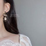 ビンテージローズガーデンピアス / Vintage Rose Garden Piercing - Heart Version
