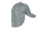 イアフラップボタンボールキャップ/EARFLAP BUTTON BALL CAP_GREY