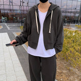 GM クロップドフードジップアップ / GM Cropped Hood Zip-Up (4 colors)
