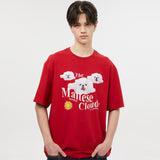 Maltese cloudy half sleeve tshirts