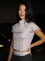 musesoul カウルシャツ / museoul cowl shirt [mauve]