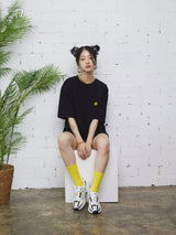 パッチオーバーサイズTシャツ/SM:]E PATCH OVERSIZED T-SHIRT BLACK (6586883670134)