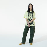GREEN NEW REGULAR CARGO PANTS