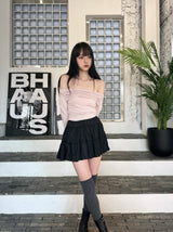 freesia shirred skirt