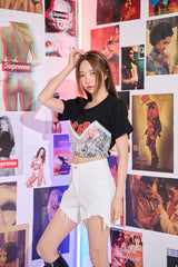 ADCレースクロップTシャツ / TOP(9325) ADC Race Crop Tee