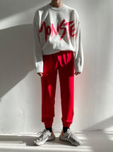 Never Track Line Wide Jogger Pants (2color) (6540506562678)