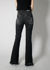 ラフブーツカットデニムパンツ / no.3005 Rough Bootcut Denim Pants (2color)