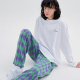 Check logo long Sleeve T54 White (6614928064630)