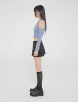 TULIP PANTS SKIRT(BLACK)